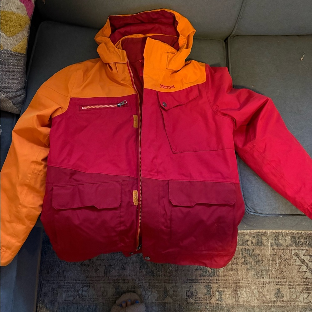 Marmot Kids Jacket - Red and Orange
